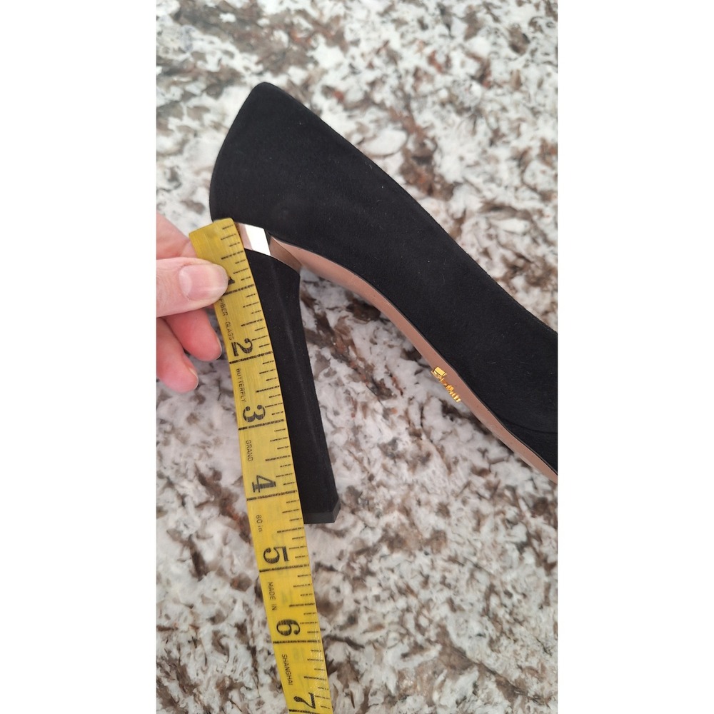 Prada Suede Black Platform Pumps Italy 36.5, 6 US - Picture 11 of 12